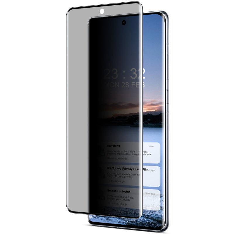 IMAK For Oppo Find X7 Ultra Screen Film Anti-peep Tempered Glass Screen Protector IMAK For Oppo Find X7 Ultra Screen Film Anti-peep Tempered Glass Screen Protector